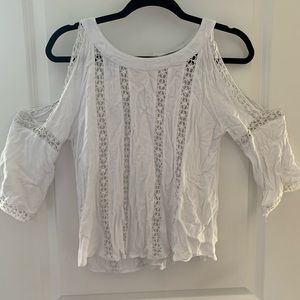 White off the shoulder top